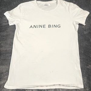 Anine Bing Los Angeles white tee 🤍